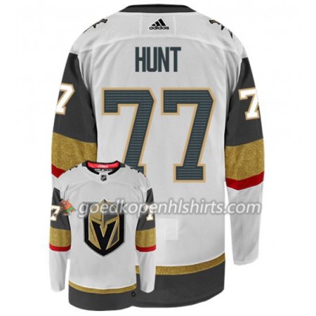 Vegas Golden Knights BRAD HUNT 77 Adidas Wit Authentic Shirt - Mannen